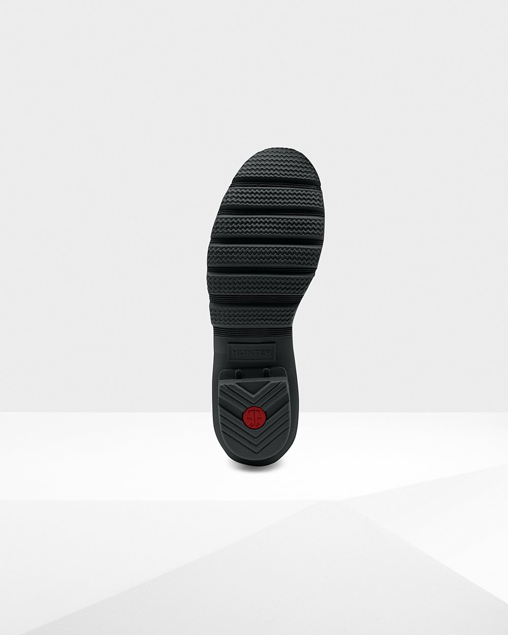 Uzun Yağmur Çizmeleri Bayan - Hunter Original Back Adjustable - Koyu Yeşil/Mor - HGD-059438